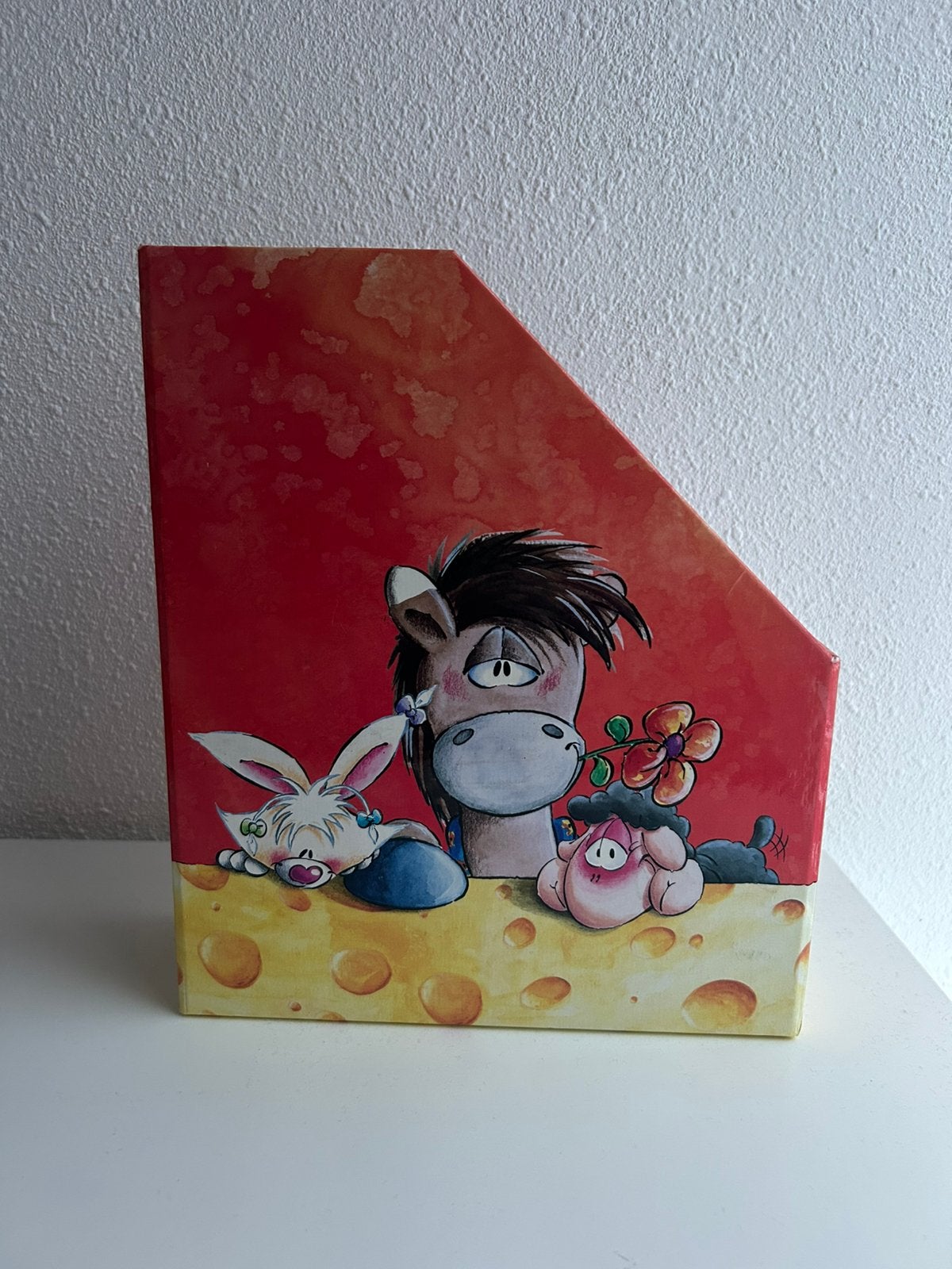 Diddl kaasbladen bewaarbox, Verzamelen, Diddl, Ophalen of Verzenden, Diddl, Zo goed als nieuw, Papier, Kaart of Schrift