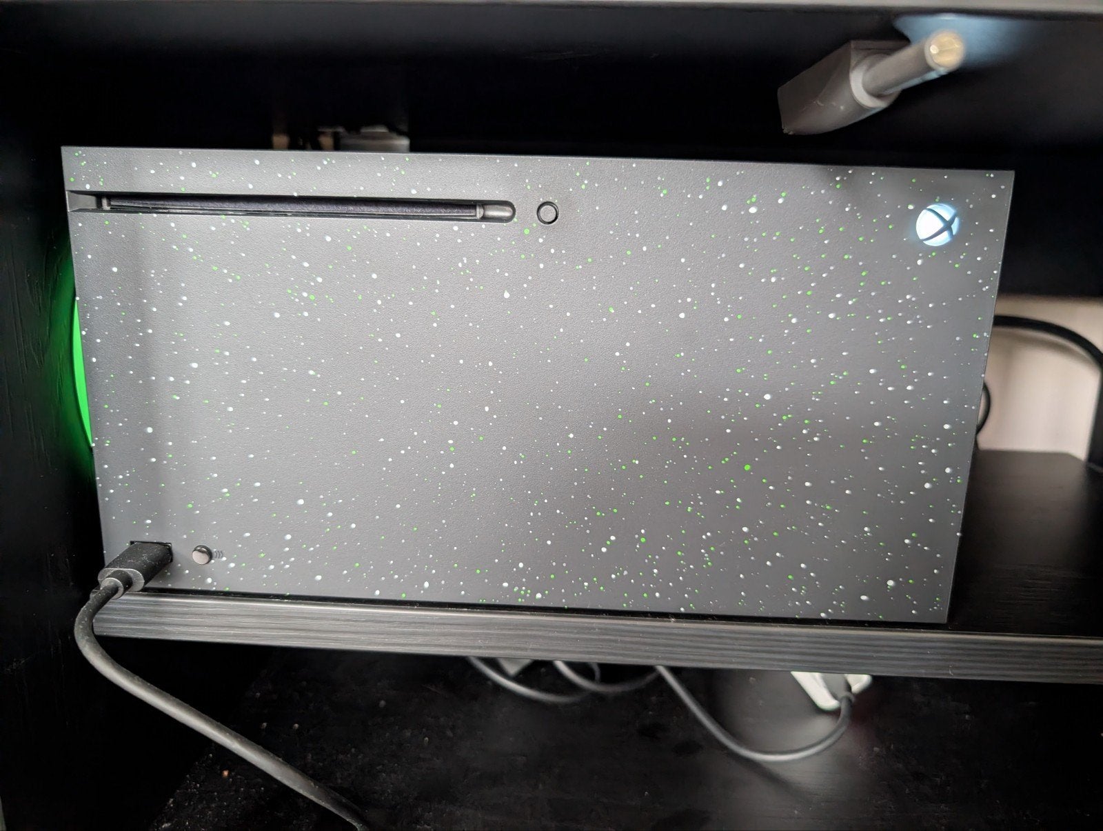 Xbox Series X 2TB Galaxy met controller, doos en 11 spellen, Ophalen, Zo goed als nieuw, Xbox Series X