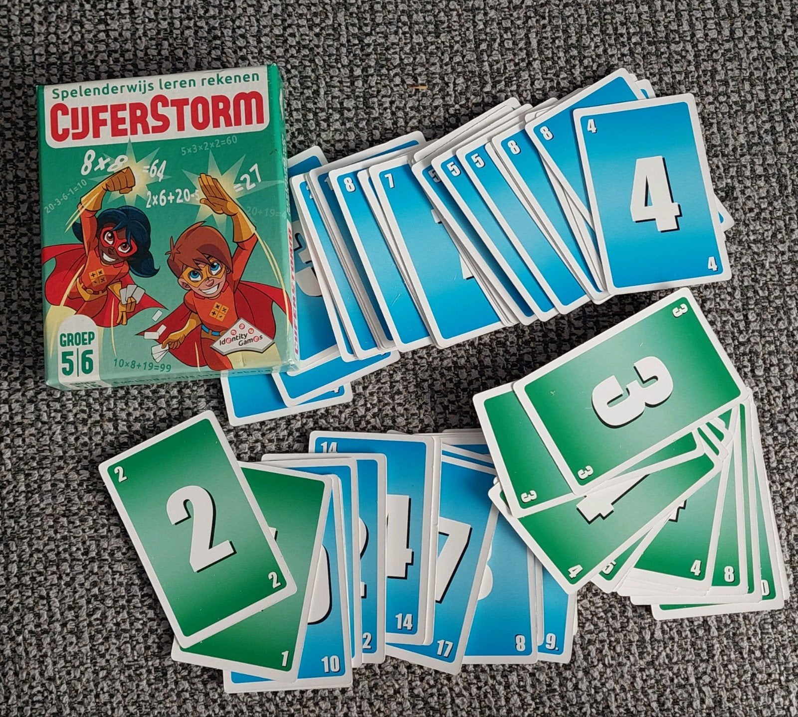Cijferstorm- spelenderwijs leren rekenen voor groep 5/6, Ophalen of Verzenden, Rekenen