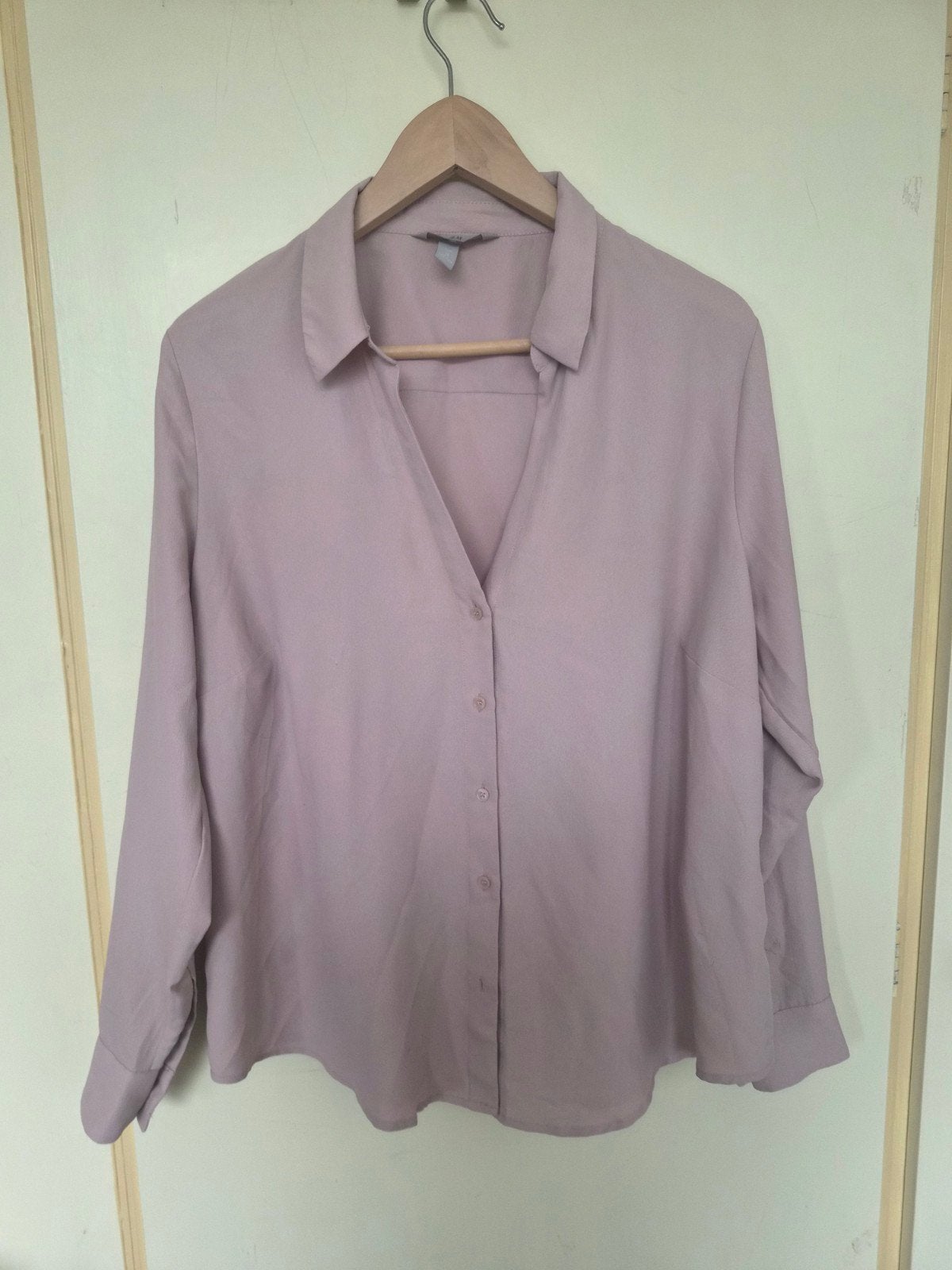 H&M Blouse Roze Maat 50, H&M, Maat 46/48 (XL) of groter, Ophalen of Verzenden, Zo goed als nieuw