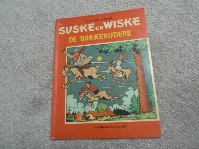 Suske en Wiske nr. 136 De bokkerijders 1e druk 1972, Eén stripboek, Ophalen of Verzenden, Gelezen
