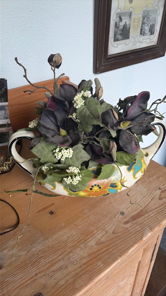 Prachtige Art Deco Gouda Plateel Jardinière – Zuid-Holland, Antiek en Kunst, Antiek | Keramiek en Aardewerk, Ophalen of Verzenden