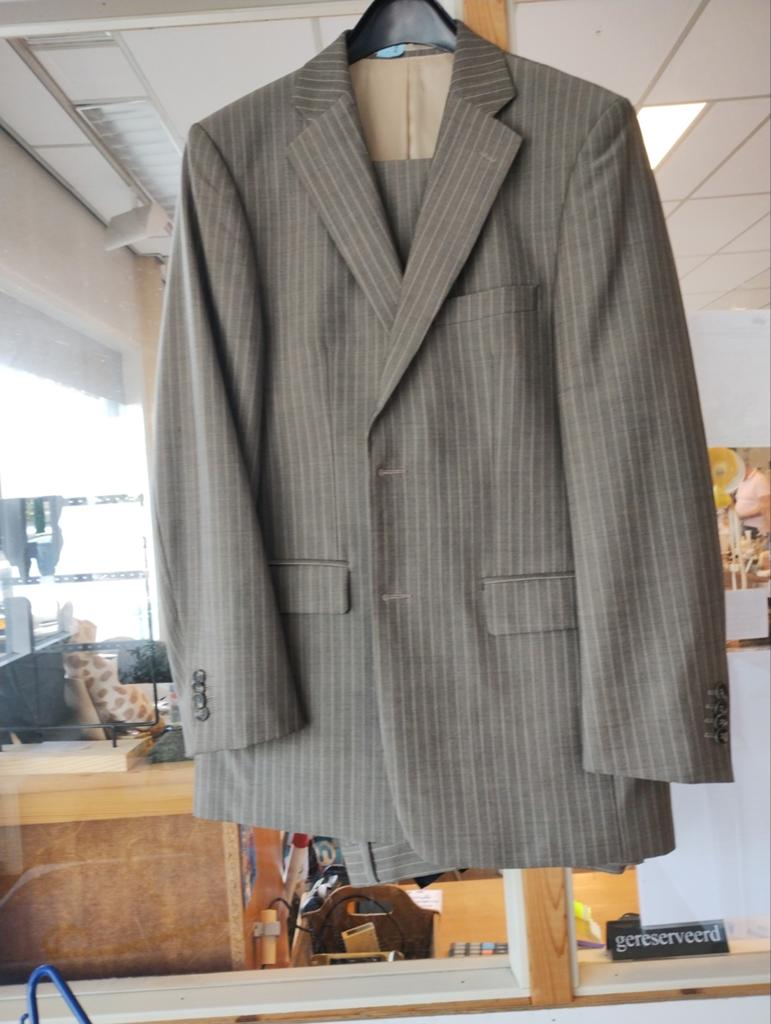 Umano Vitale Barberis Canonico Maat 48 Gestoomd, Maat 48/50 (M), Ophalen of Verzenden, Zo goed als nieuw, Grijs