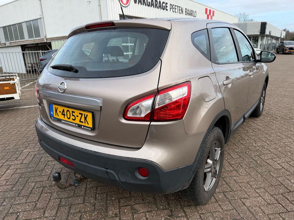 Nissan Qashqai 1.6i 154.000km. Clima Cruise Trekhaak 1200kg., Voorwielaandrijving, Euro 5, Stof, Gebruikt