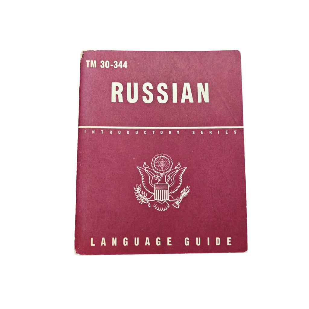 WWII US Russian Language Guide Reprint, Verzamelen, Ophalen of Verzenden, Amerika, Embleem of Badge
