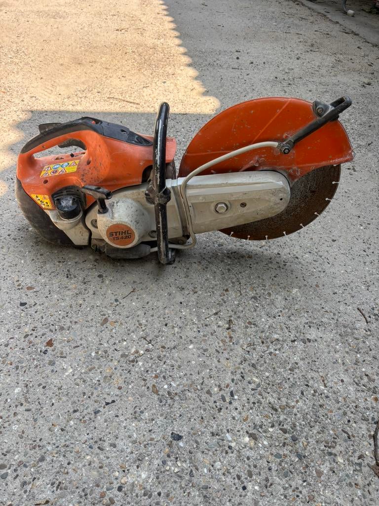 Stihl 420 motorzaag, Ophalen of Verzenden, Zo goed als nieuw, Minder dan 700 watt, Overige typen