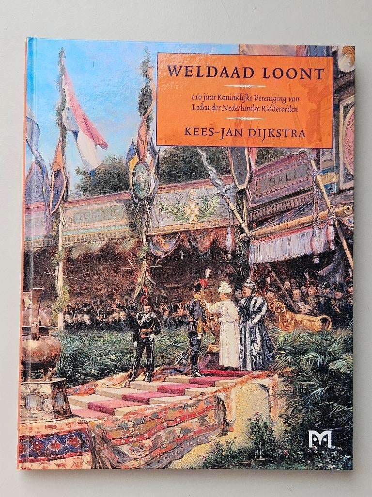 medaille boek vereniging leden ridderorden Stichting KROON, Ophalen of Verzenden, Landmacht, Nederland, Lintje, Medaille of Wings
