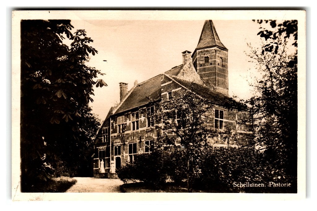 Schelluinen, Pastorie, Verzenden, 1940 tot 1960, Gelopen, Zuid-Holland