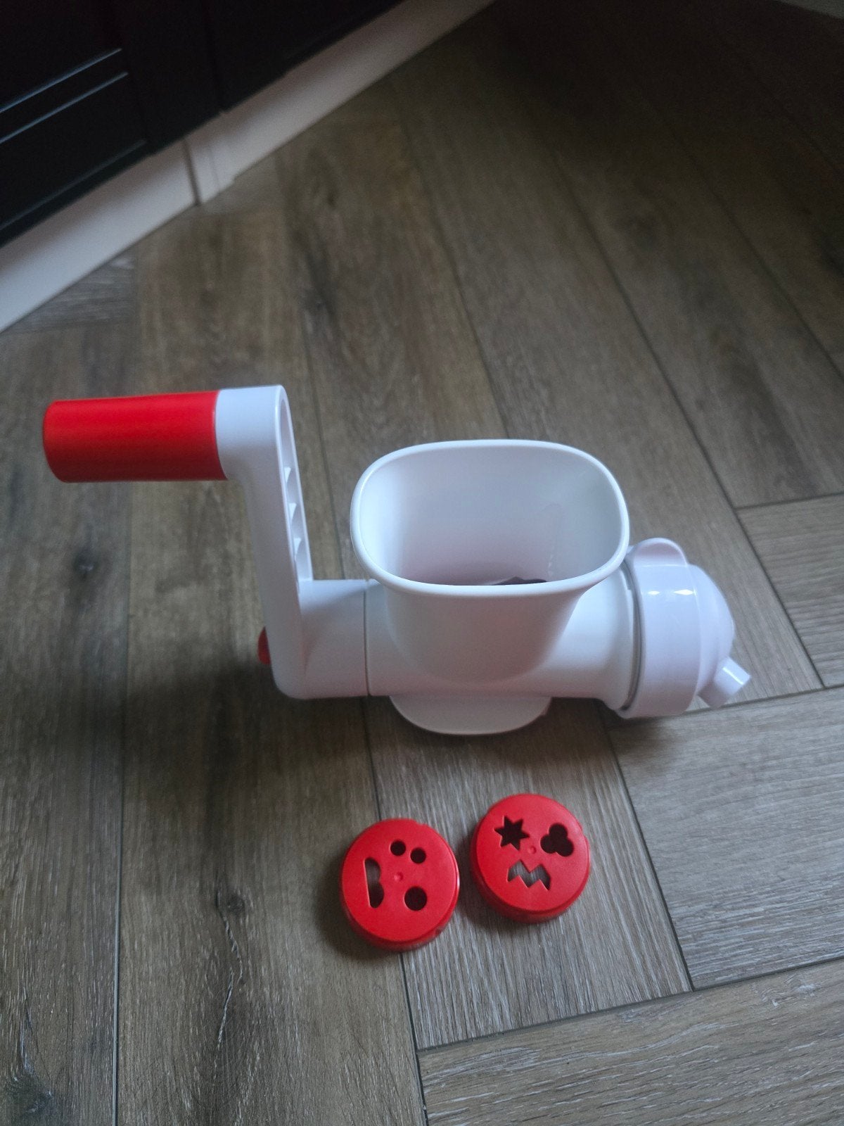 Handmatige koekjespers/sorbet maker van tupperware, Overige typen, Kunststof, Ophalen of Verzenden, Zo goed als nieuw