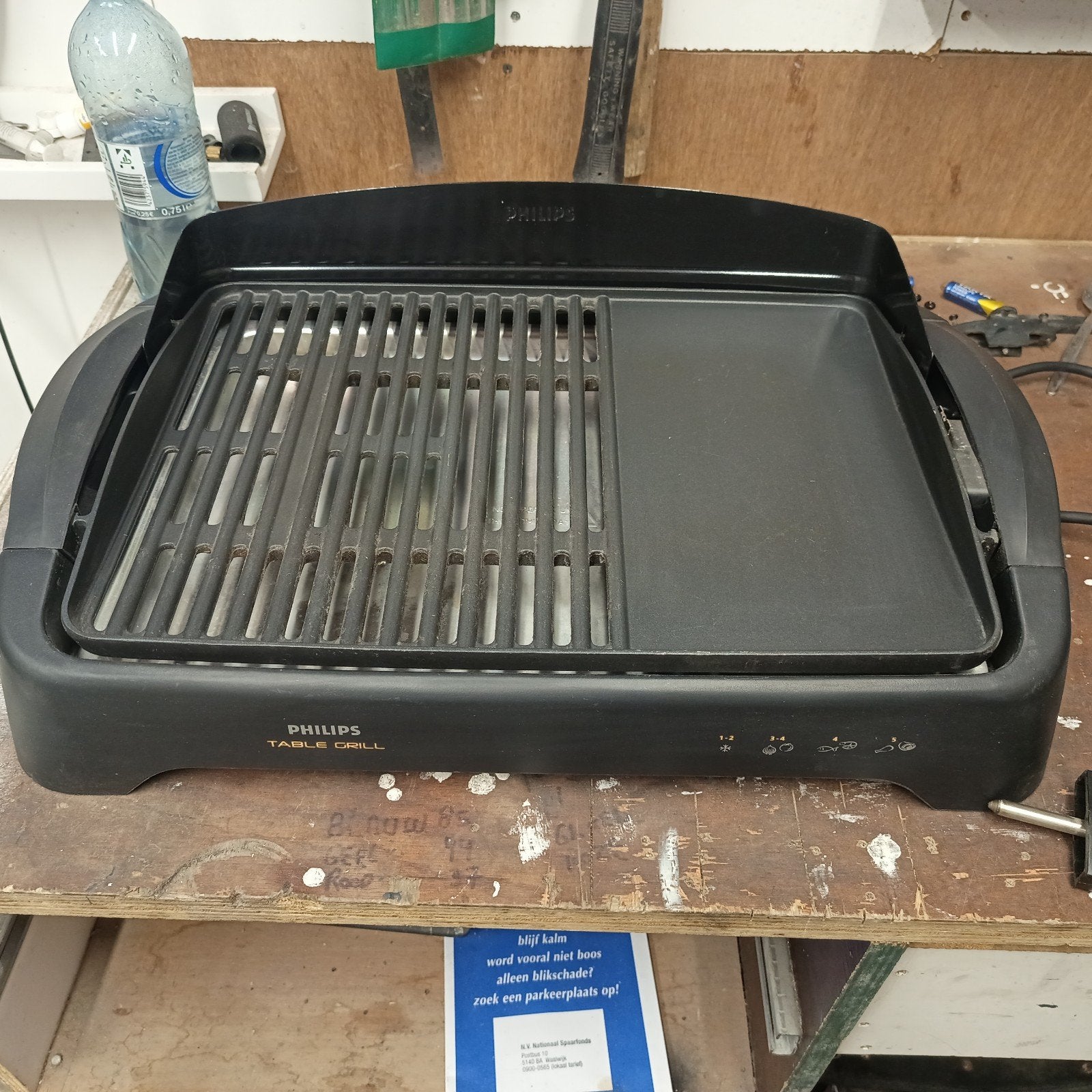 tafelgrill, Ophalen, Zo goed als nieuw