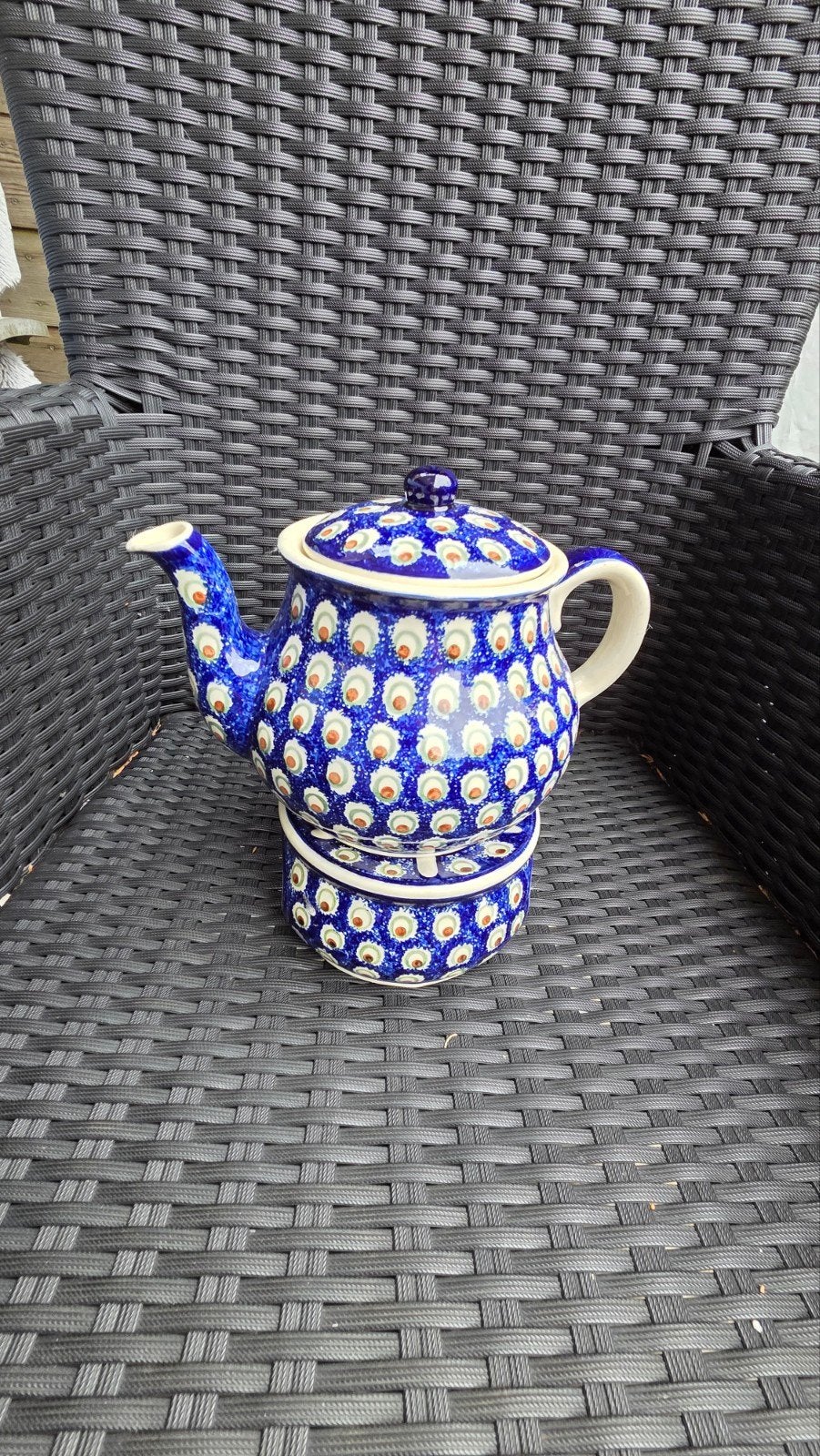 Wiza Keramiek Theepot uit Bolesławiec - Handgemaakt, Antiek en Kunst, Ophalen of Verzenden
