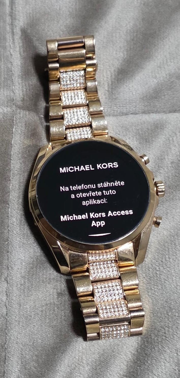 Michael Kors dames horloge, Staal, Polshorloge, Zo goed als nieuw, Ophalen