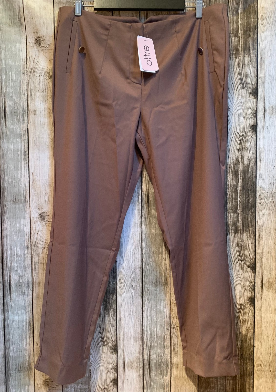 Oltre super mooie bruine nieuwe pantalon (Maat 46), Oltre, Bruin, Verzenden, Maat 46/48 (XL) of groter
