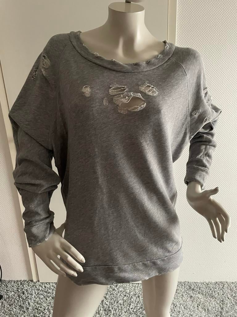 Iro jeans shirt met oude look maat xl, Kleding | Dames, Ophalen of Verzenden, Zo goed als nieuw, Maat 46/48 (XL) of groter, Grijs