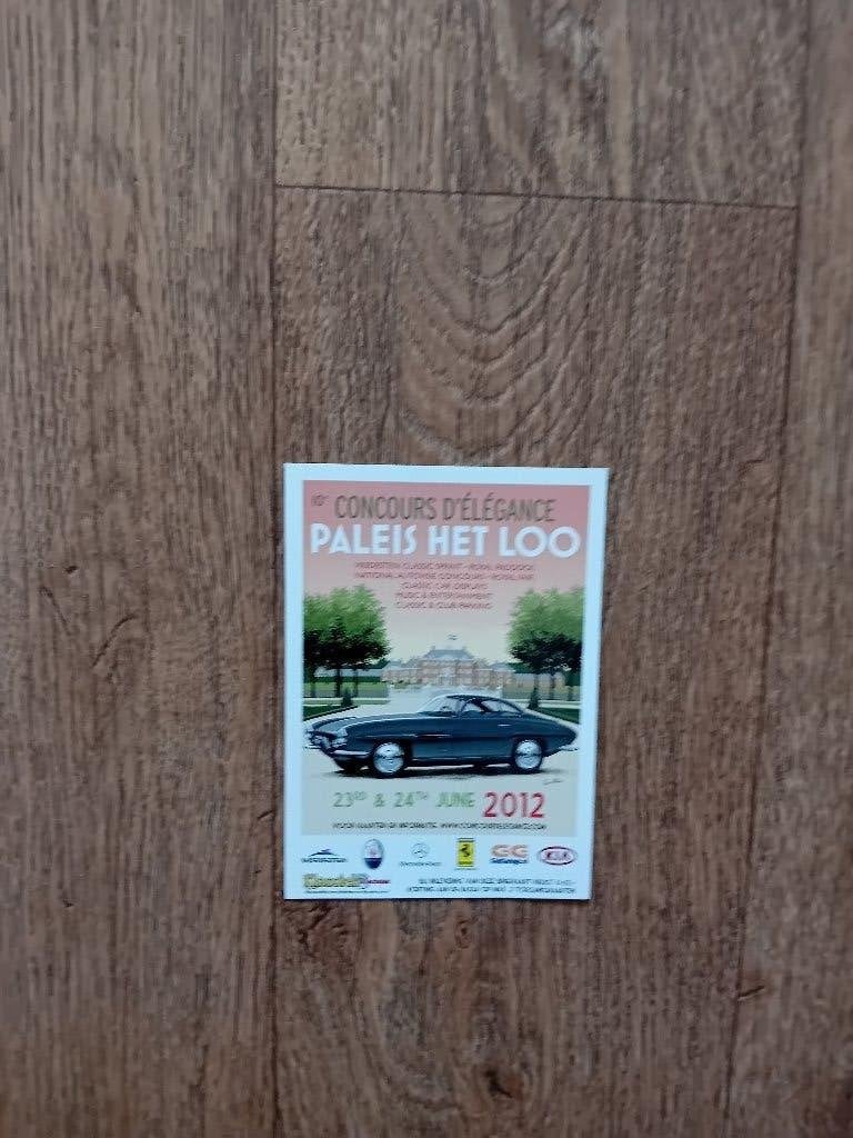 Oude briefkaart - 10e Concours D'Ëlëgance - Paleis Het Loo, Ophalen of Verzenden, 1980 tot heden, Zo goed als nieuw, Overige onderwerpen