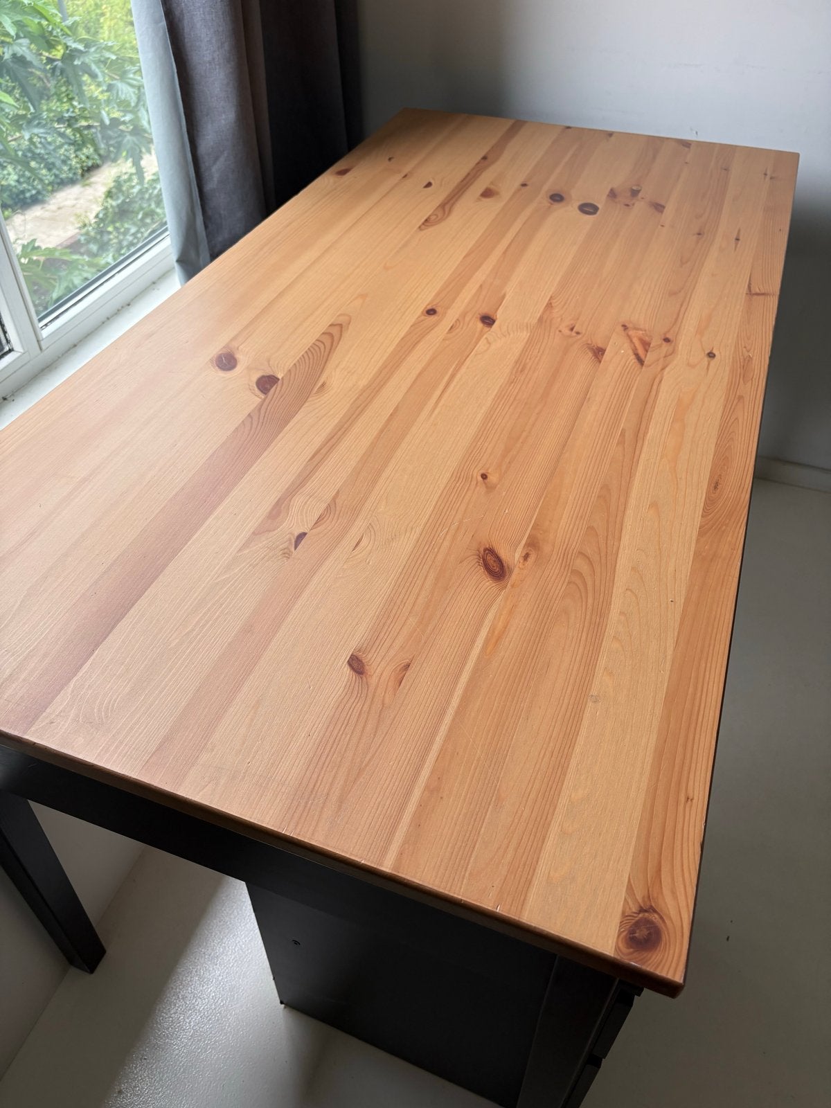 IKEA bureau met lades en bureaustoel, Ophalen, Zwart, Gebruikt, IKEA