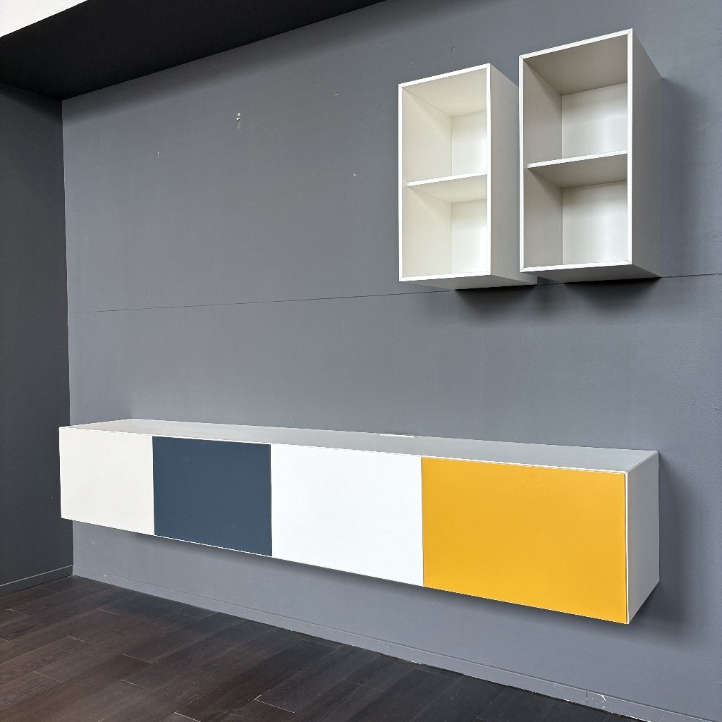 Pastoe Vision wandmeubel | Tv-meubel + hangkasten (€5.149,-), Ophalen, Doetinchem, Pastoe, Nieuw