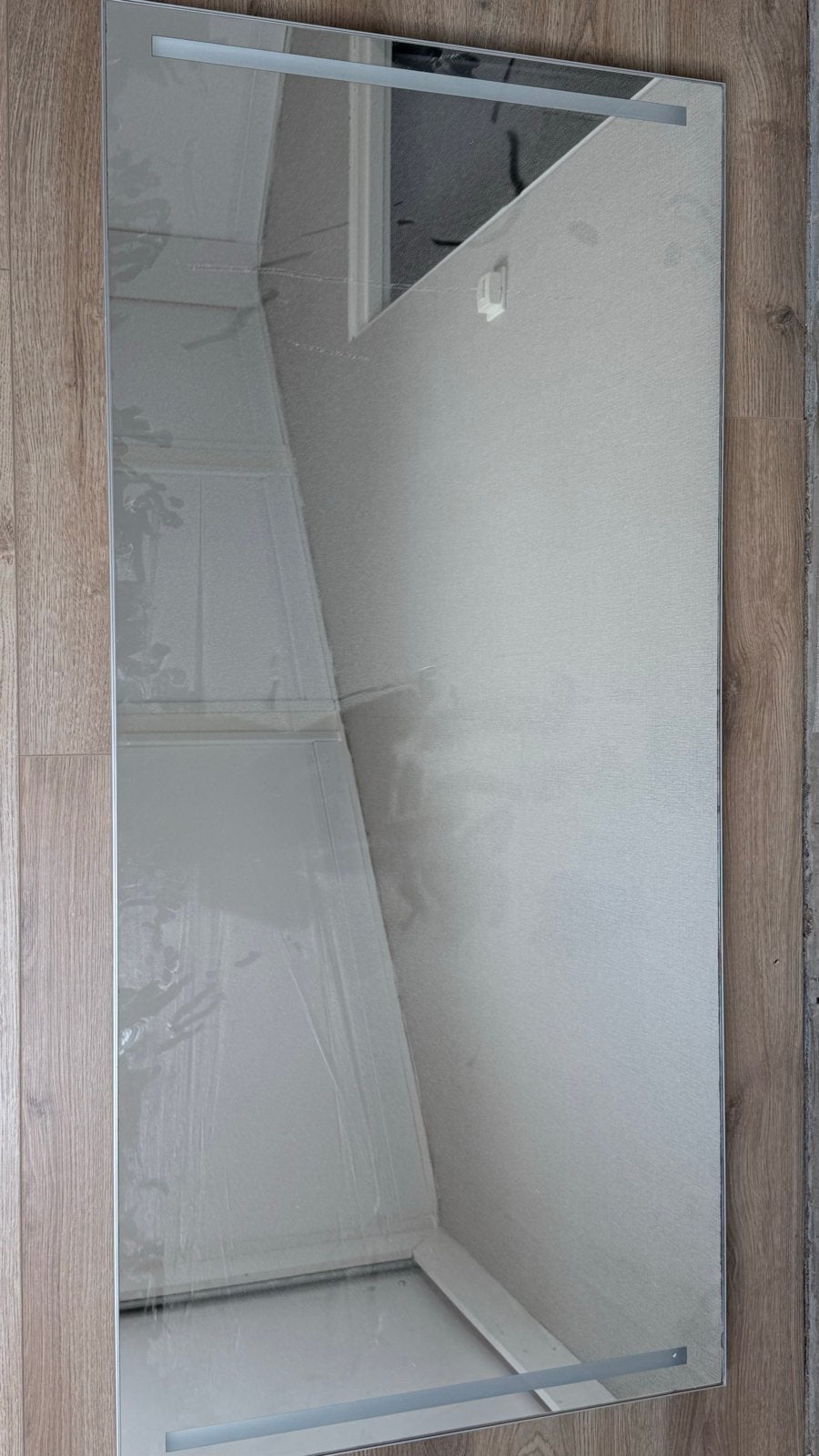 Mooie spiegel met verlichting - 150x70cm, Huis en Inrichting, Woonaccessoires | Spiegels, Gebruikt, Ophalen of Verzenden, 150 tot 200 cm