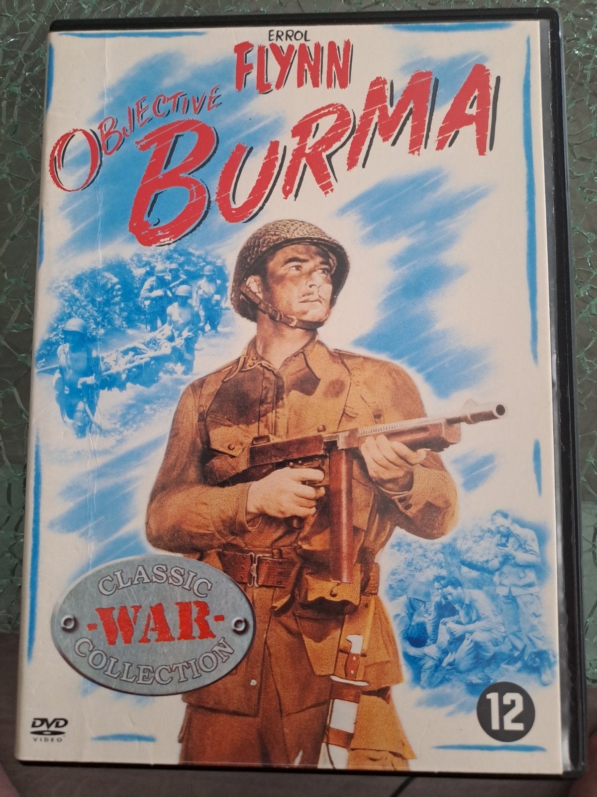 Objective burma (dvd), Cd's en Dvd's, Dvd's | Klassiekers, Alle leeftijden, Ophalen of Verzenden, Zo goed als nieuw
