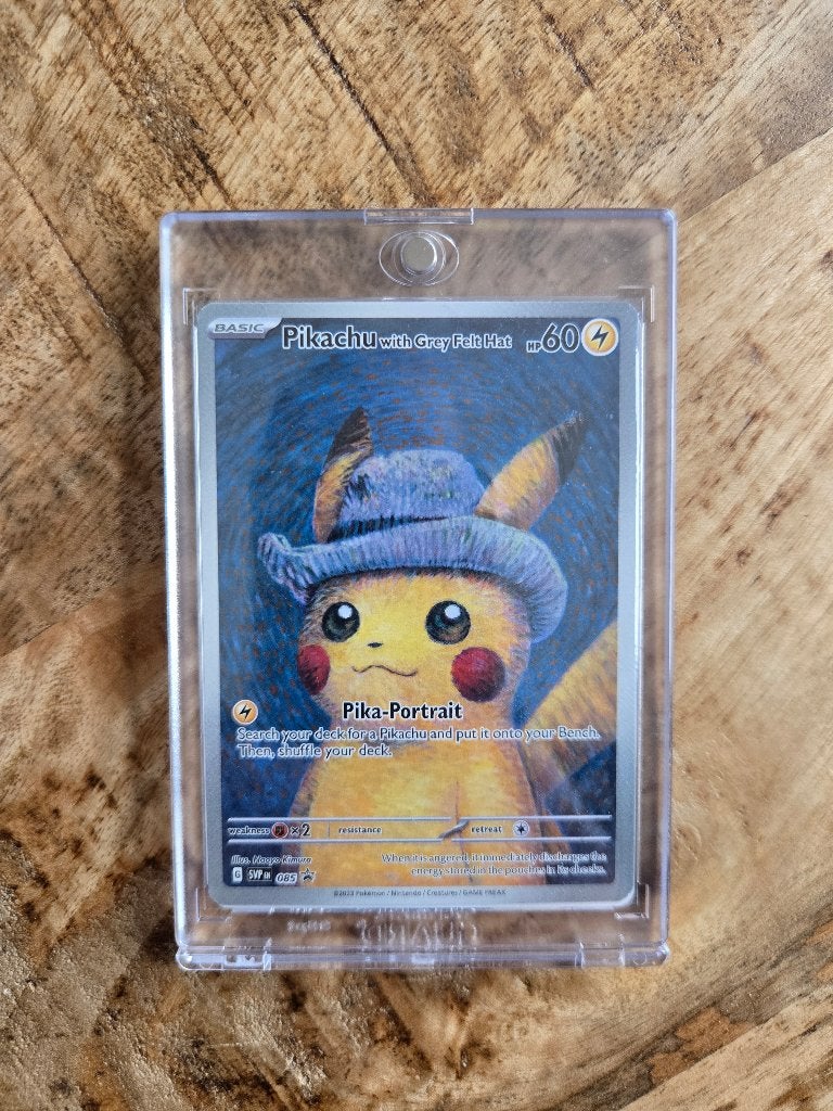 Pikachu with Grey Felt Hat (Van Gogh) Pokémon, Ophalen of Verzenden, Nieuw