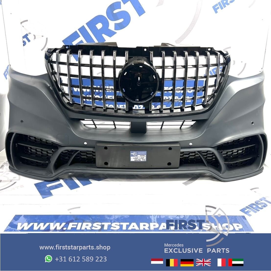 W907 AMG PETRONAS BUMPER Mercedes SPRINTER W910 VOORBUMPER S, Auto-onderdelen, Gebruikt, -, Voor, Ophalen of Verzenden