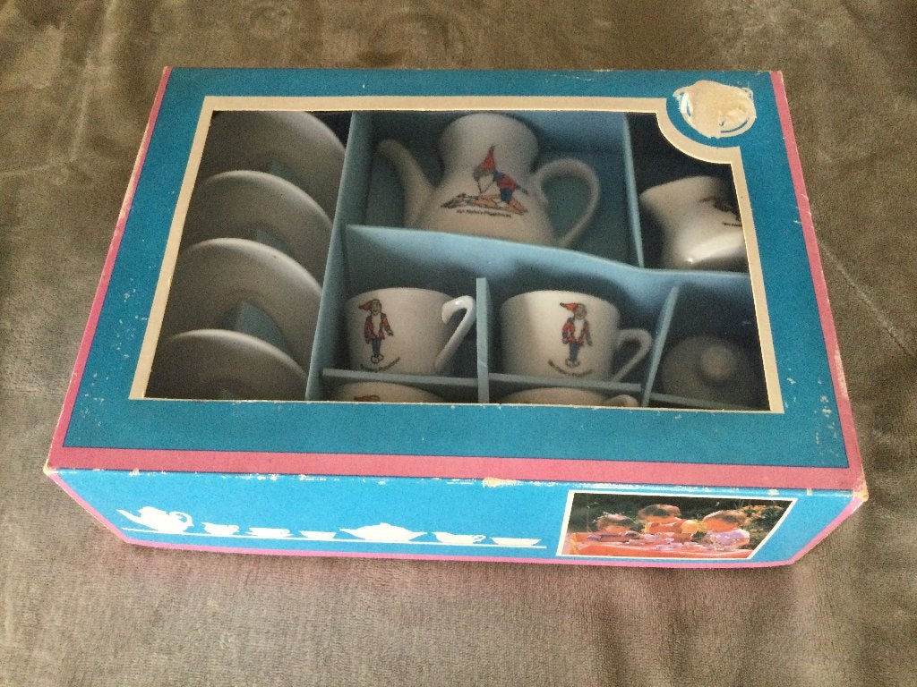 Vintage Piggelmee kinderservies – Van Nelle (originele doos), Ophalen of Verzenden, Huis en Inrichting