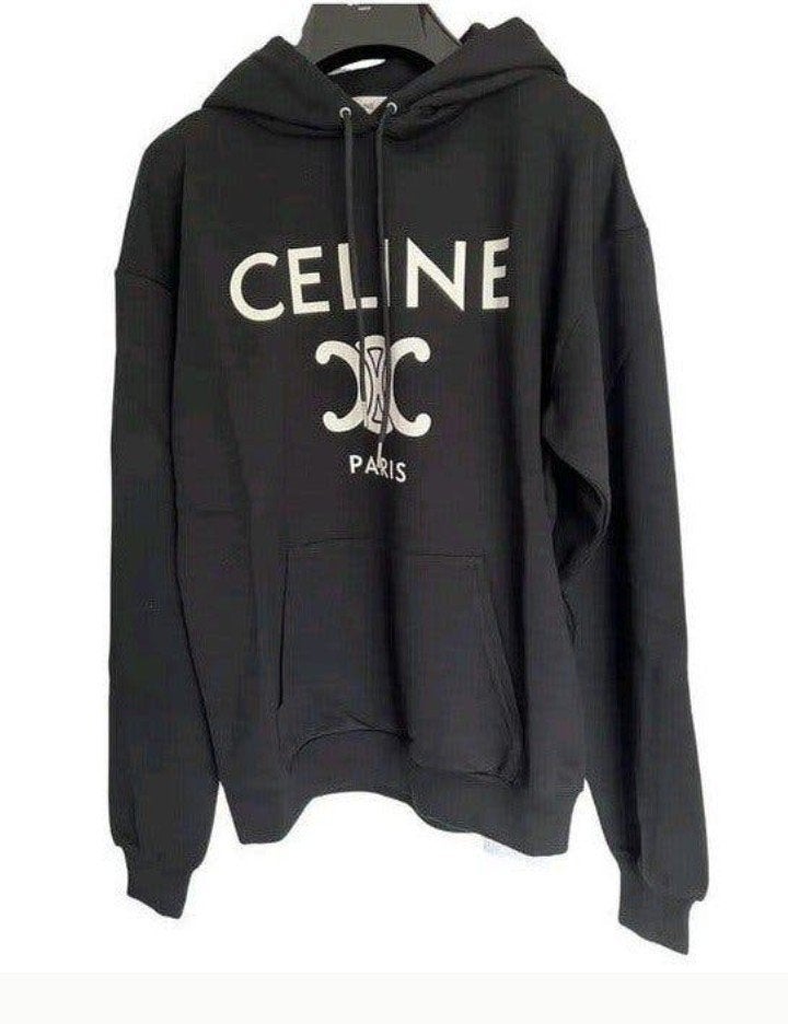Nieuwe Celine oversized hoodie - Maat S (past ook M), Kleding | Heren, Truien en Vesten, Verzenden, Nieuw, Zwart