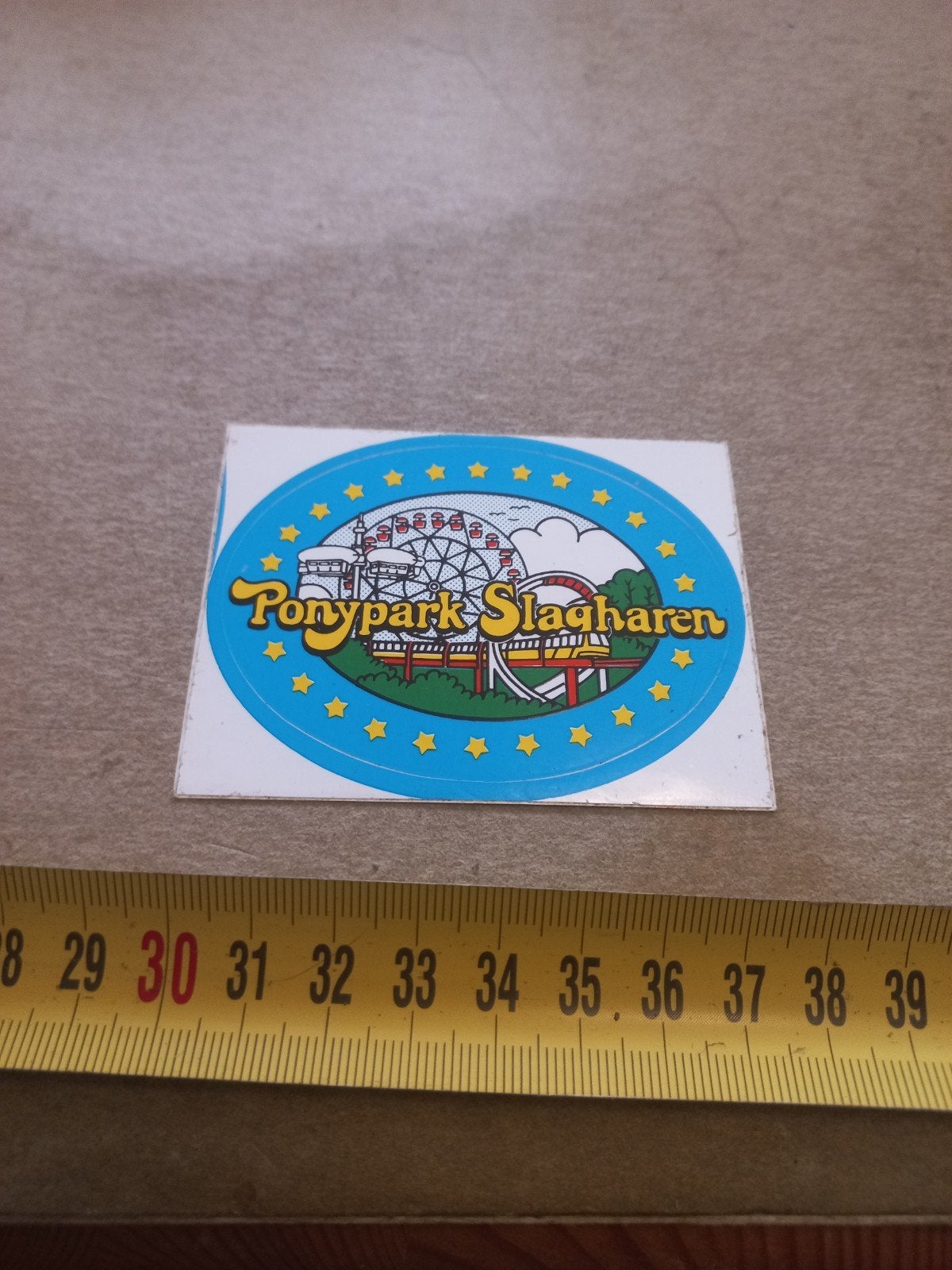 Vintage Ponypark Slagharen sticker, Ophalen of Verzenden