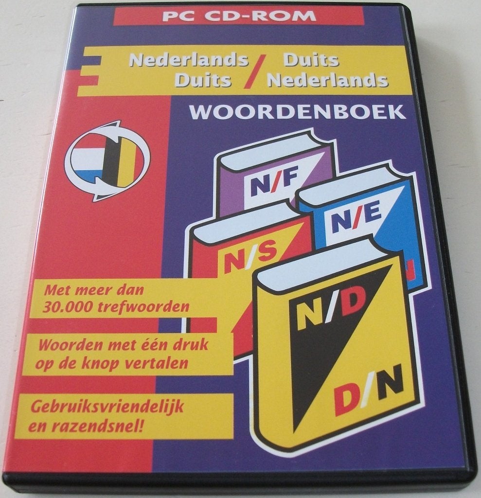PC CD-Rom *** WOORDENBOEK DUITS *** Woord voor Woord, Ophalen of Verzenden, Zo goed als nieuw, Taalcursus