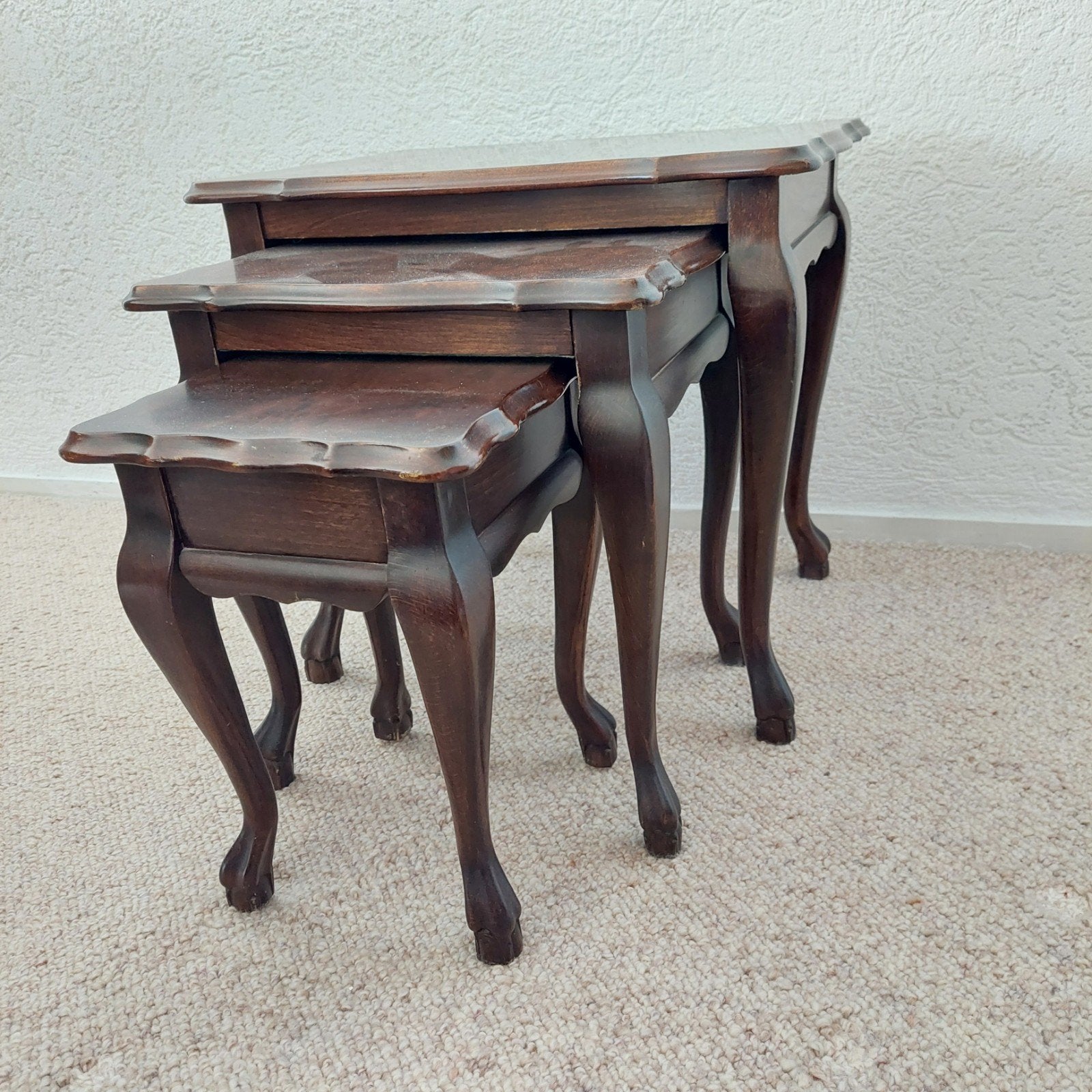 vintage klassieke mimiset of nesting tables, Ophalen