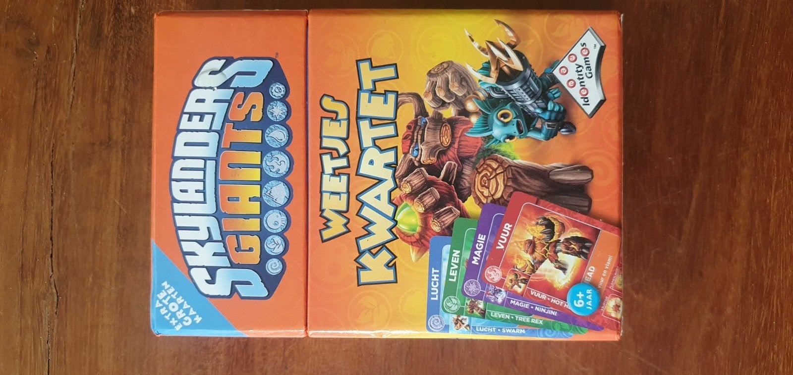 Skylanders Giants Weetjes Kwartet Kaartspel, Een of twee spelers, Ophalen of Verzenden, Zo goed als nieuw, Activision