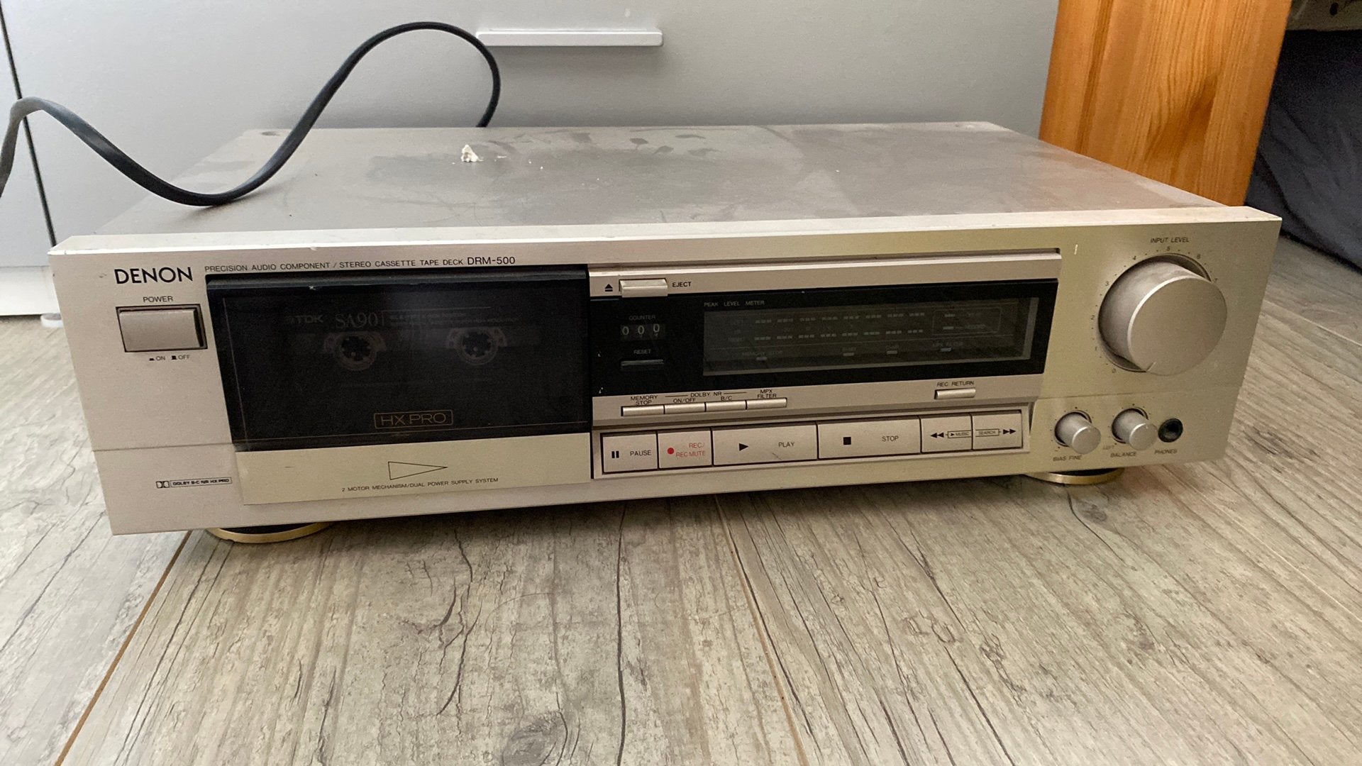 Denon Casettedeck DRM 500, Audio, Tv en Foto, Cassettedecks, Ophalen of Verzenden, Enkel, Denon
