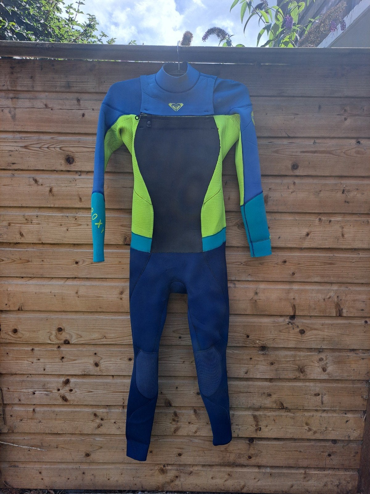 Roxy winter wetsuit maat M/L front zip, Blauw, Overige typen, Roxy, Ophalen