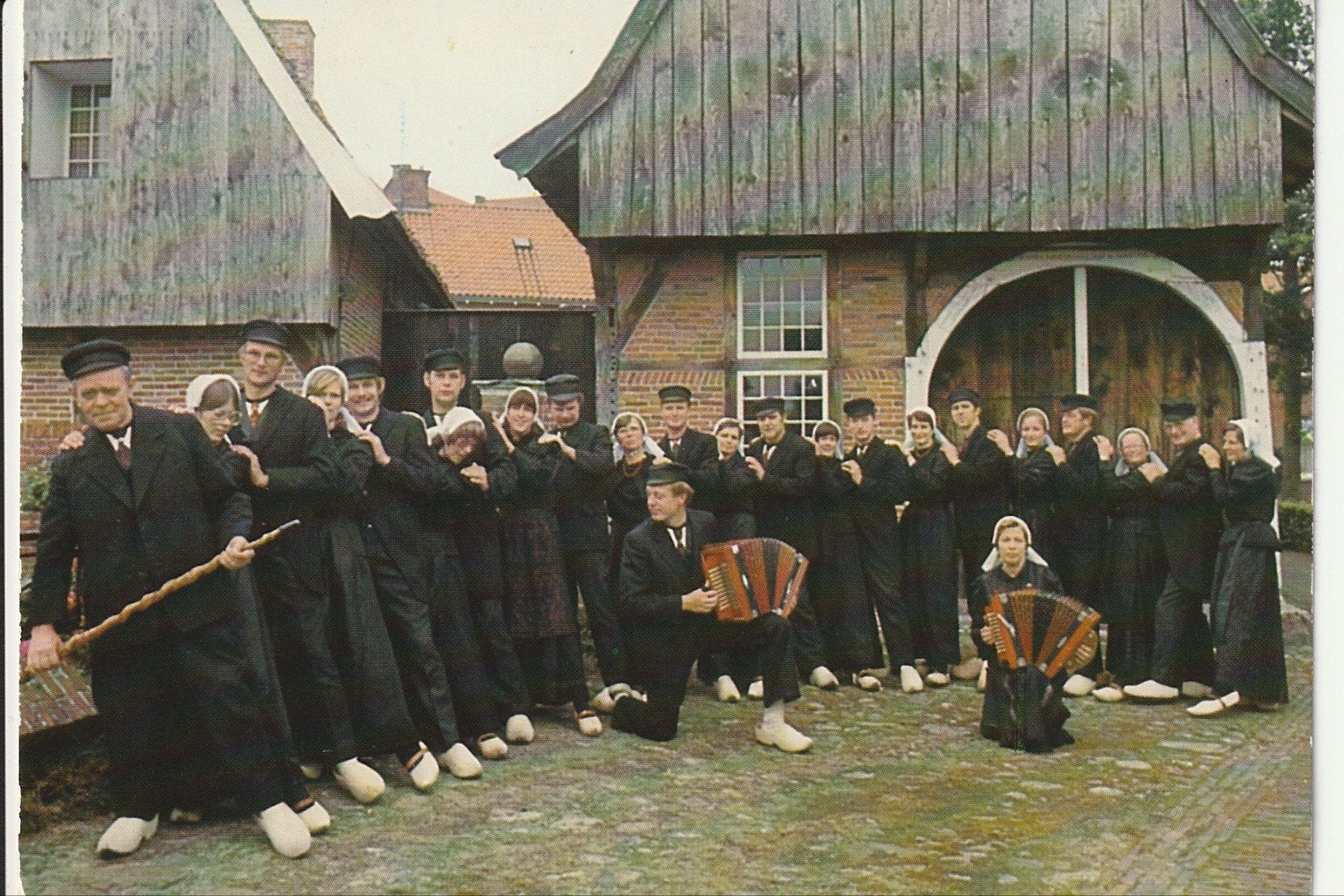 OOTMARSUM BOERENDANSERS, MUSEUM LOS HOES HOTEL DE KUIPERBERG, Ophalen of Verzenden, 1960 tot 1980, Gelopen, Overijssel