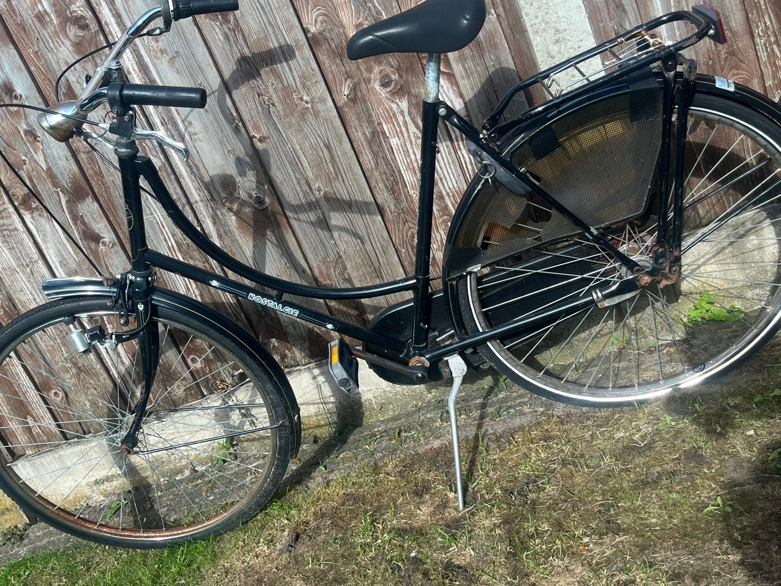 Zwarte 28 inch Rivel Nostalgie omafiets met versnellingen, Ophalen of Verzenden, Zo goed als nieuw, Versnellingen
