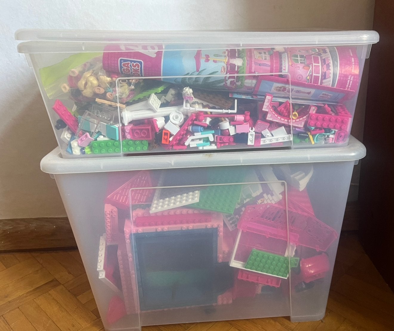 Grote doos Barbie Lego | verschillende sets, Ophalen of Verzenden, Gebruikt, Megabloks
