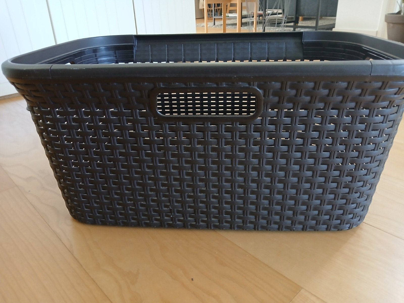 Curver wasmand antraciet 45 L, als nieuw, 3 stuks, Ophalen, Zo goed als nieuw, Grijs
