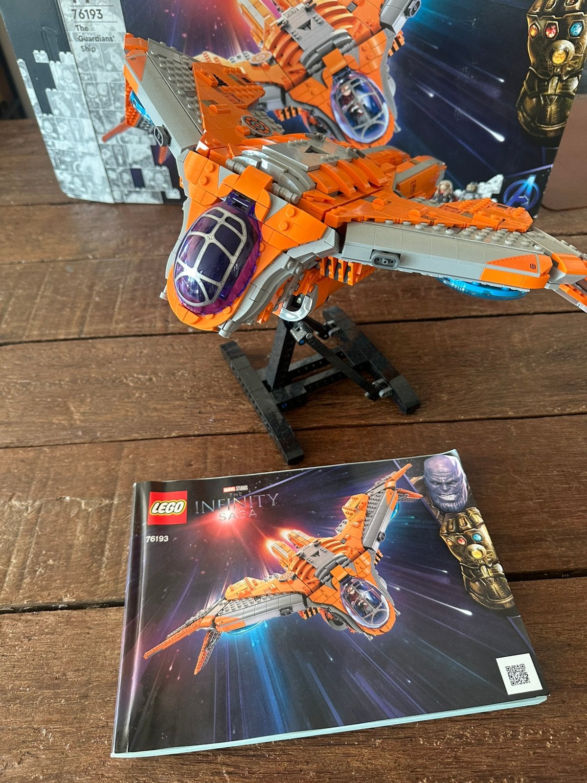 Legi Marvel 76193 guardians ship, Ophalen of Verzenden, Gebruikt