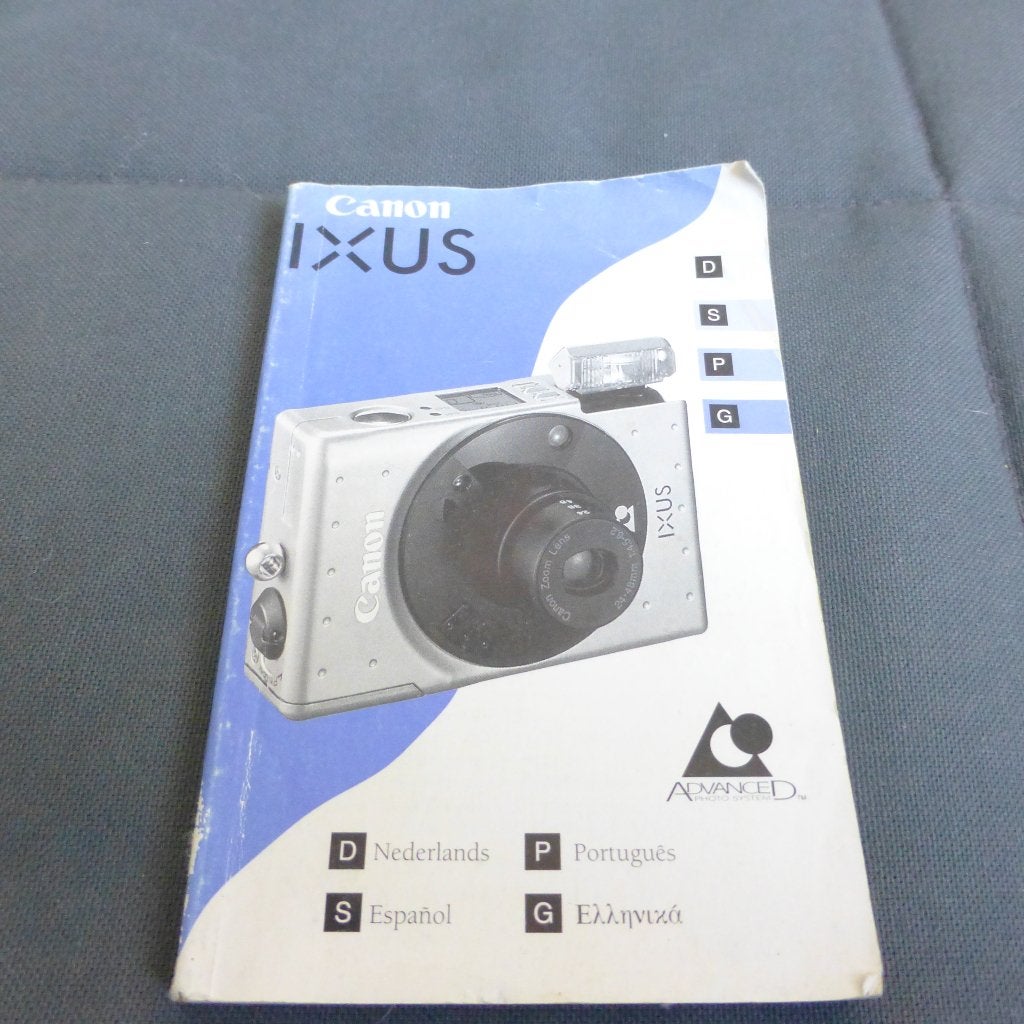 Canon xus camera gebruiksaanwijzing, Audio, Tv en Foto, Ophalen of Verzenden, Zo goed als nieuw, Compact, Canon