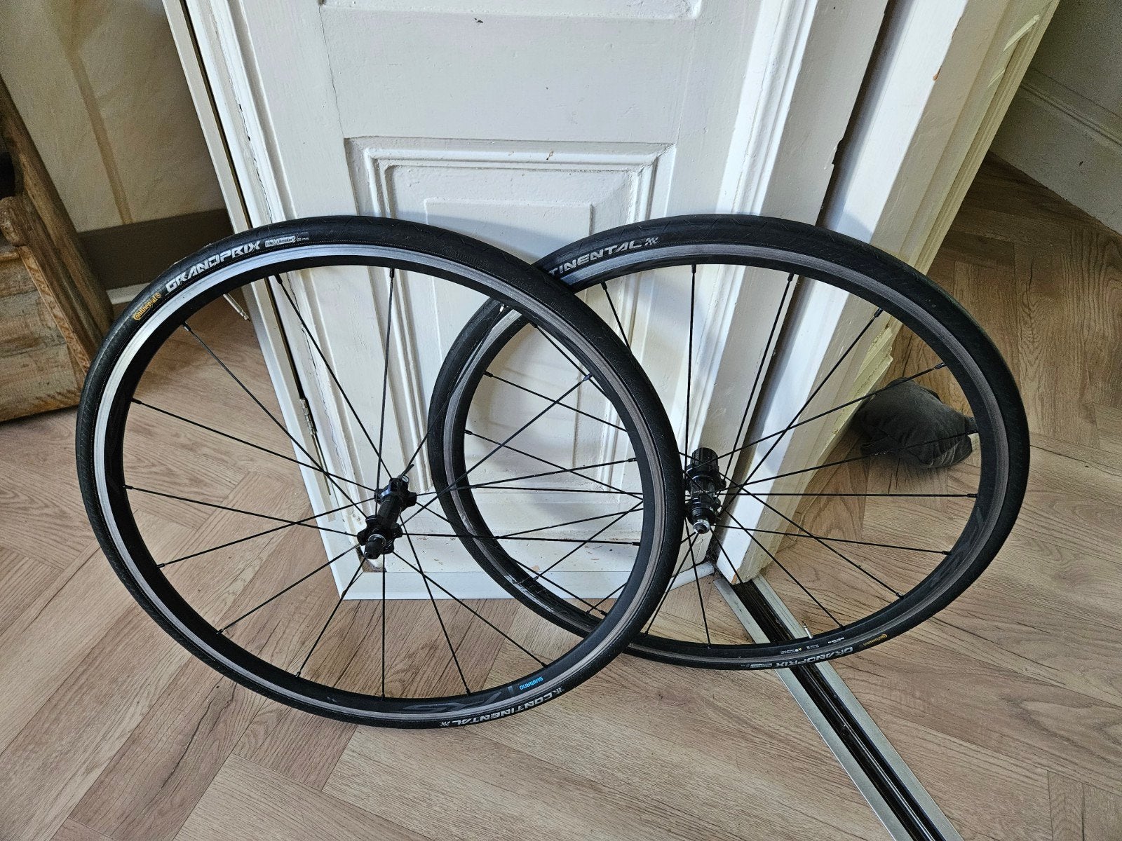 Wielen wielrenfiets shimano, Ophalen