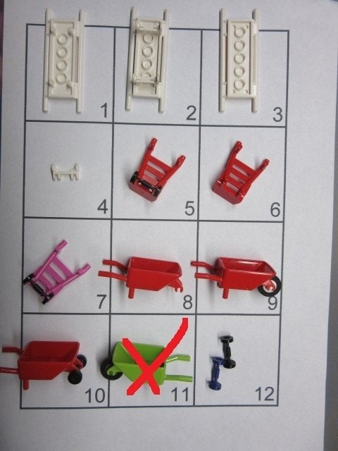 L198 LEGO STEEKWAGENS, TROLLEY, WIELEN,KRUIWAGENS, BRANCARDS, Kinderen en Baby's, Speelgoed | Duplo en Lego, Lego, Ophalen of Verzenden