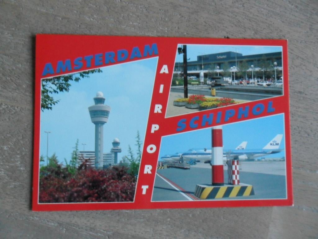 Amsterdam, Schiphol, klm vliegtuig, Verzenden, 1980 tot heden, Ongelopen, Noord-Holland