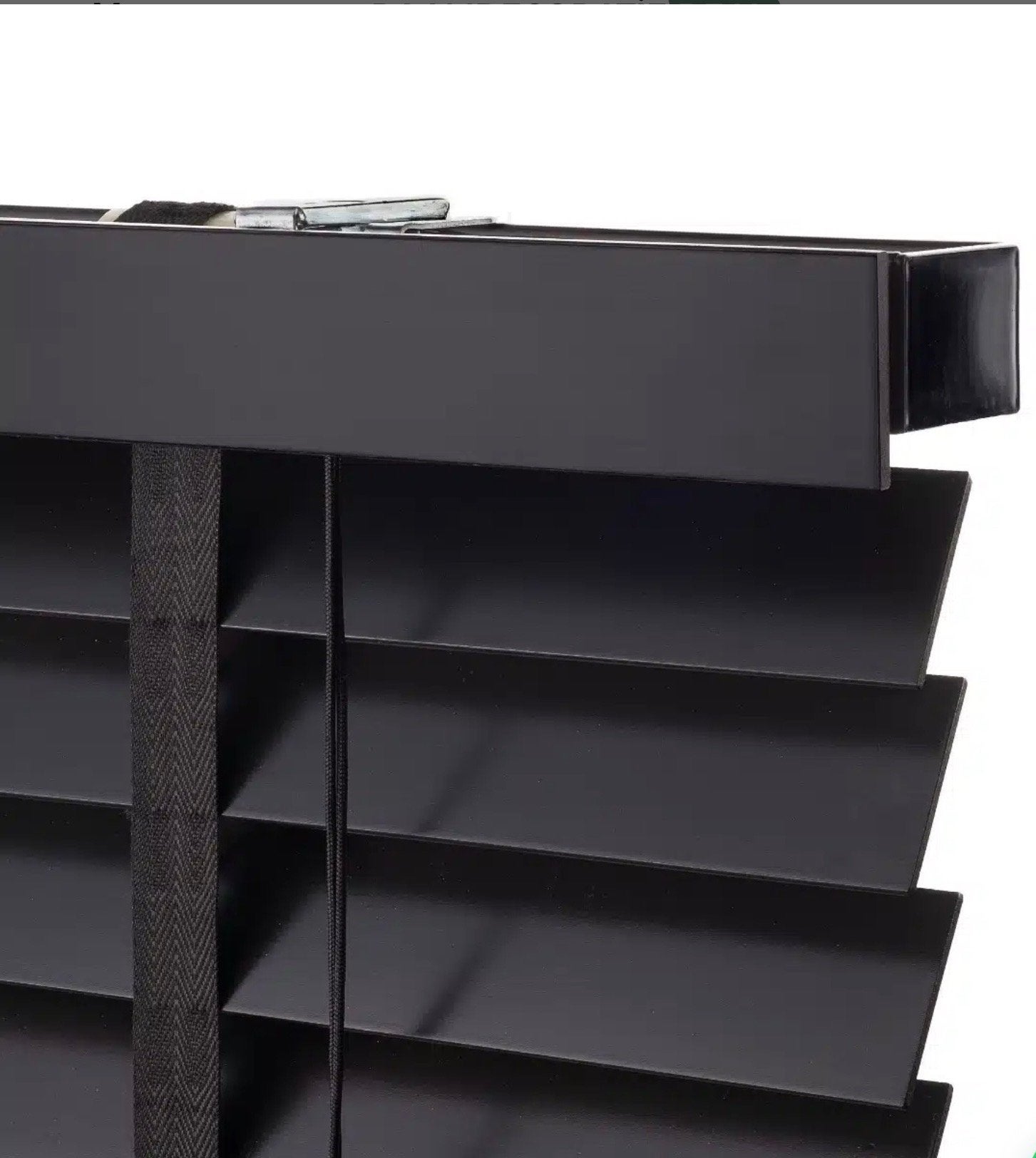Zwarte houten jaloezie 50mm (200 brx250 hoog), Huis en Inrichting, Stoffering | Gordijnen en Lamellen, Ophalen, 200 cm of meer