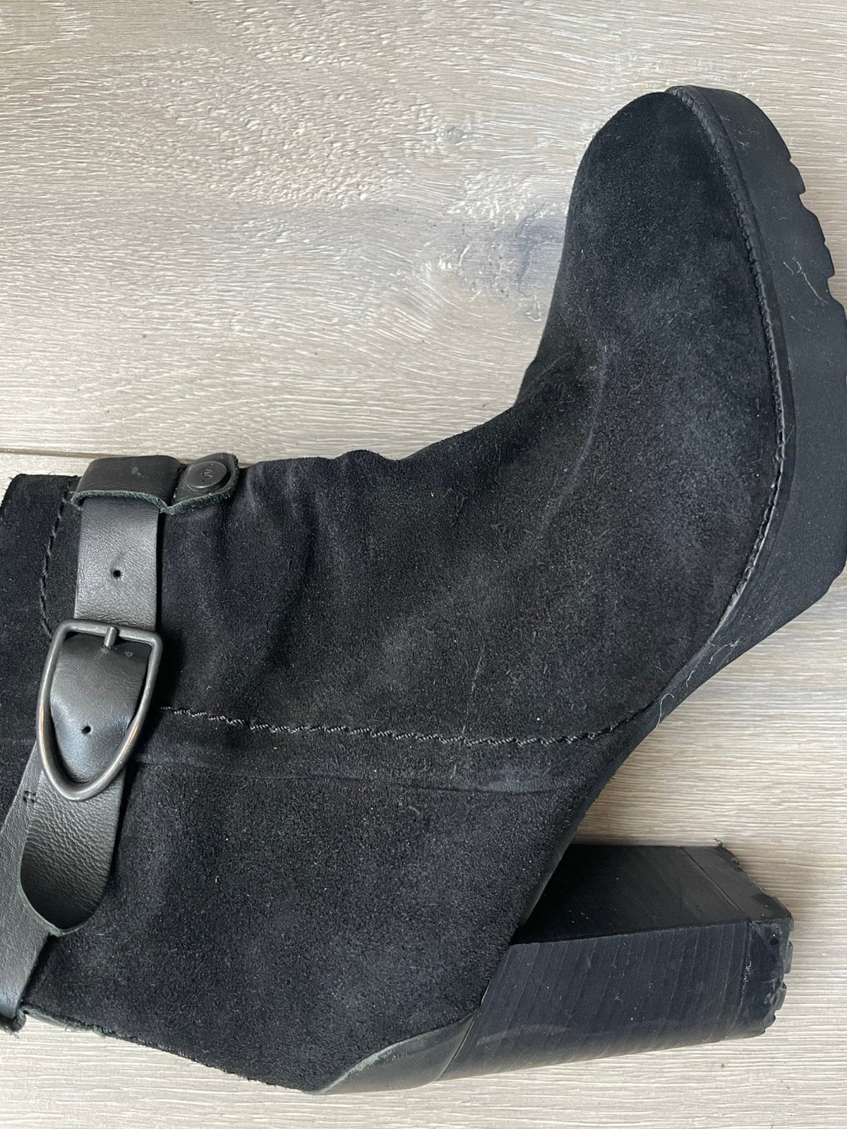 Te koop: leren laarzen, Via Vai, zwart, 41, Ophalen of Verzenden, Zo goed als nieuw, Zwart, Hoge laarzen