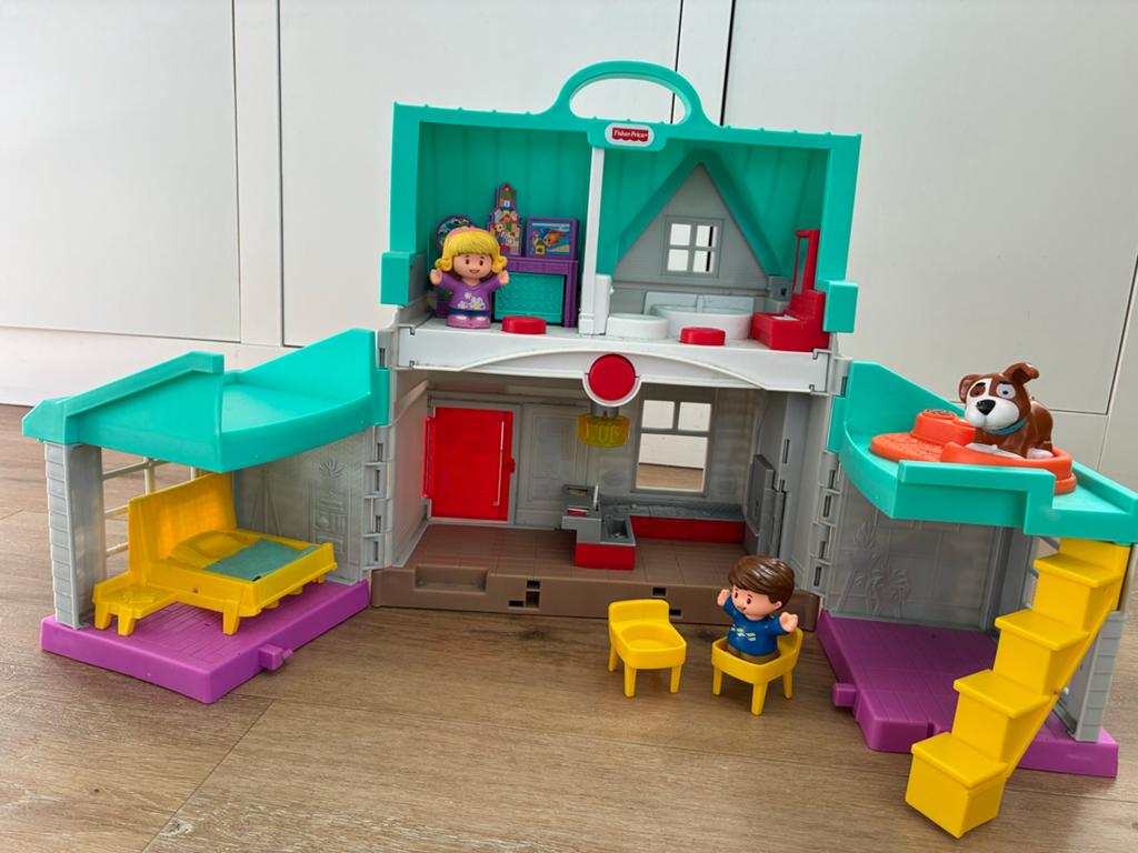 Fisher-Price Little People Speelhuis Draagbaar, Ophalen, Zo goed als nieuw, Speelset
