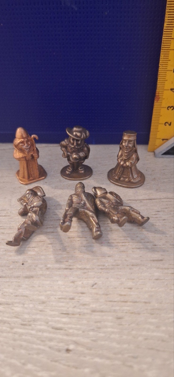 Metalen poppetjes set van 6 (1625), ., Ophalen of Verzenden, Zo goed als nieuw, .