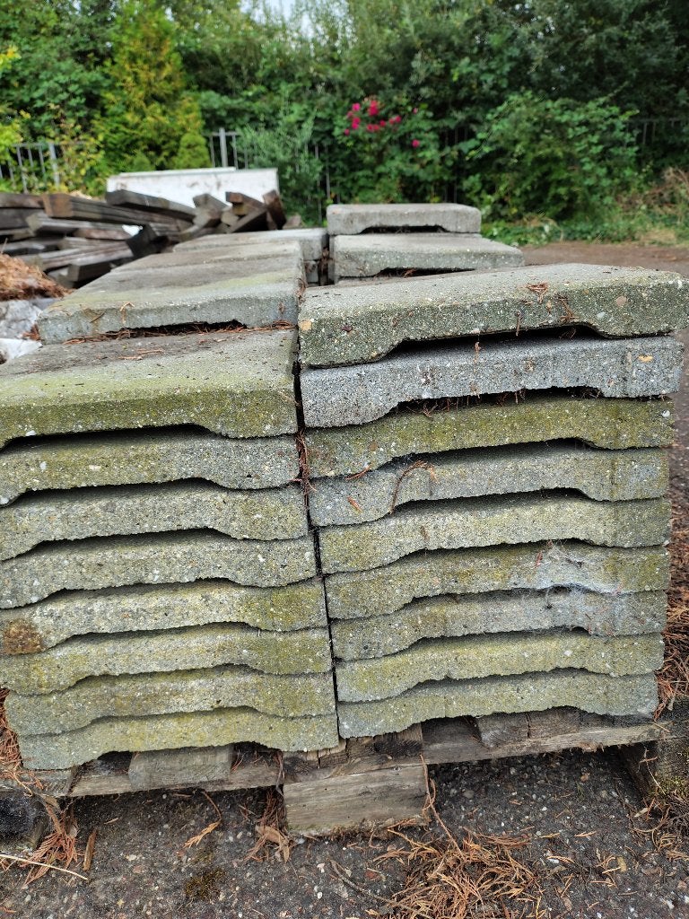 65 dakterras tegels, draineer tegels, Tuin en Terras, Ophalen, Gebruikt, 5 tot 10 m², Beton