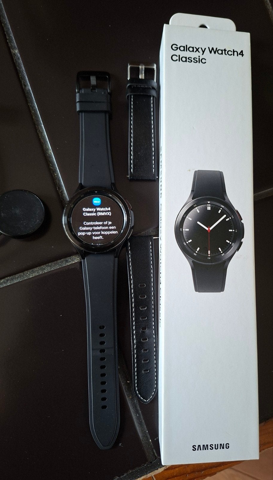 Te koop Samsung smartwatch classic 4, Samsung watch 4, Gebruikt, Zwart, Ophalen of Verzenden