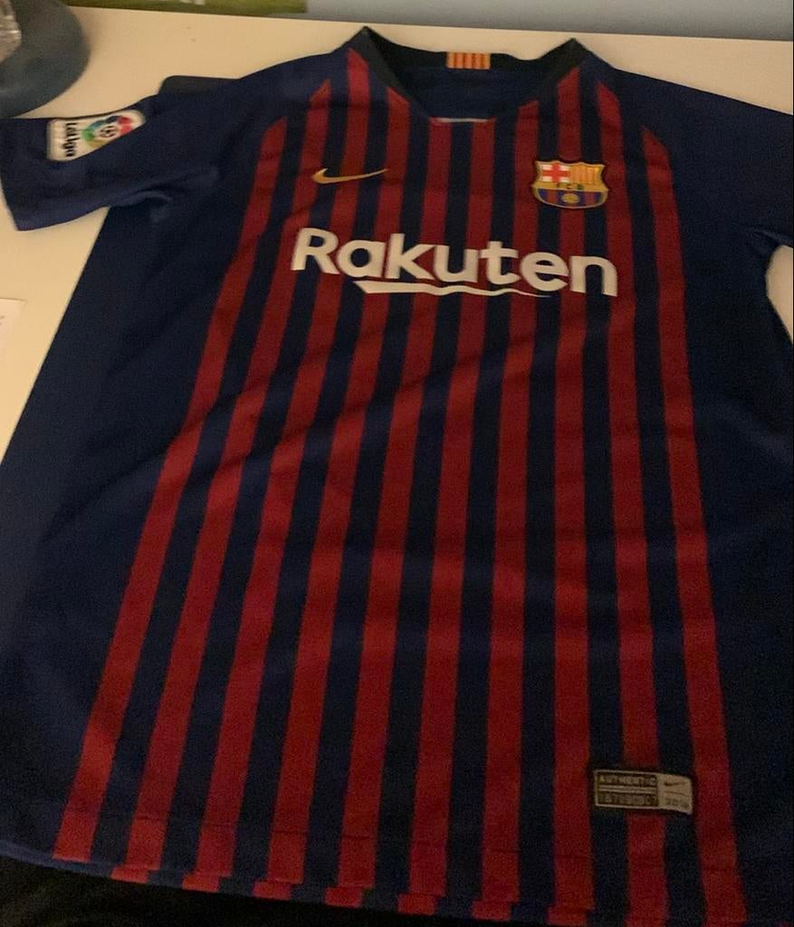 Fc barcelona thuisshirt 2018/19 van lionel messi, Ophalen of Verzenden, Zo goed als nieuw, Shirt