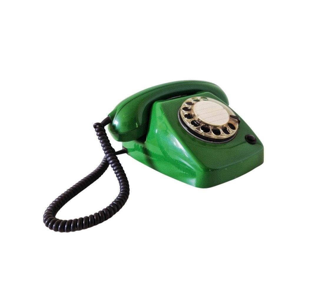 vintage draaitelefoon PTT T65 groene retro analoge telefoon, Ophalen of Verzenden, Huis en Inrichting